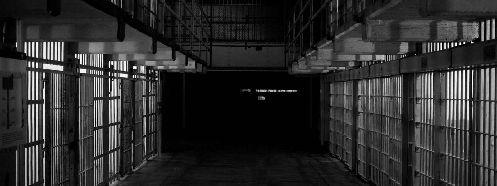 Prison hallway
