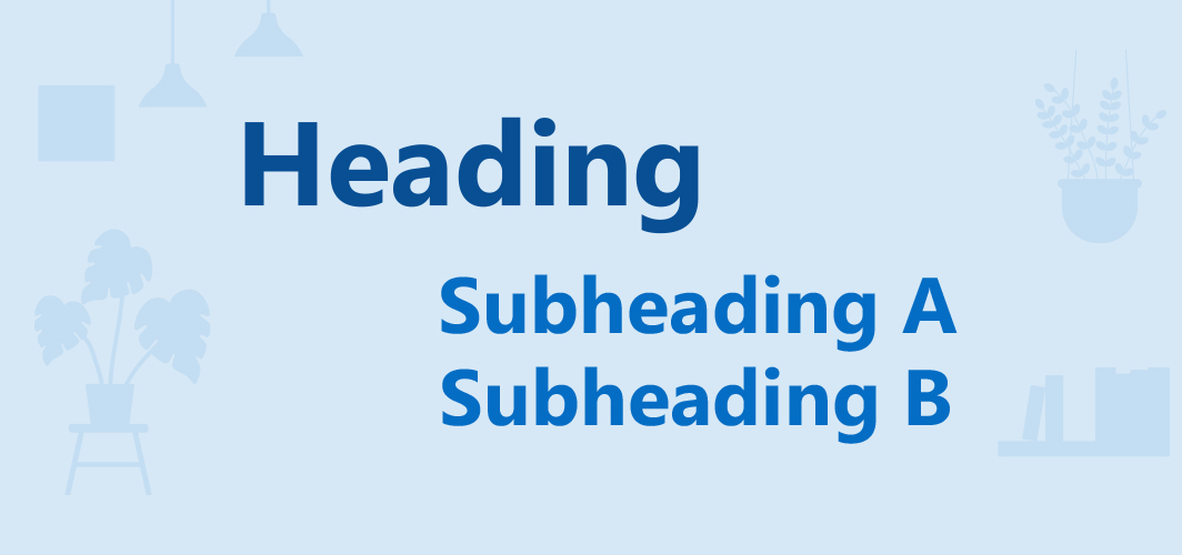 A graphic depicting how to set up the headings for an MLA format essay.